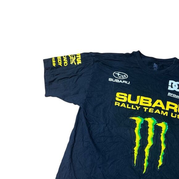 Vintage Subaru Rally Racing T Shirt DC Monster Energy XL - Picture 2 of 7